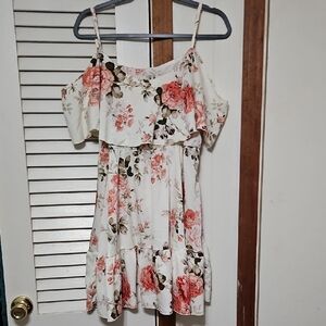 Floral Off-Shoulder Dress